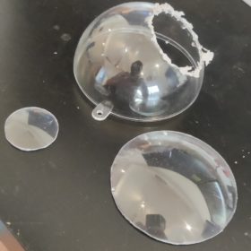 lenses out of Xmas balls